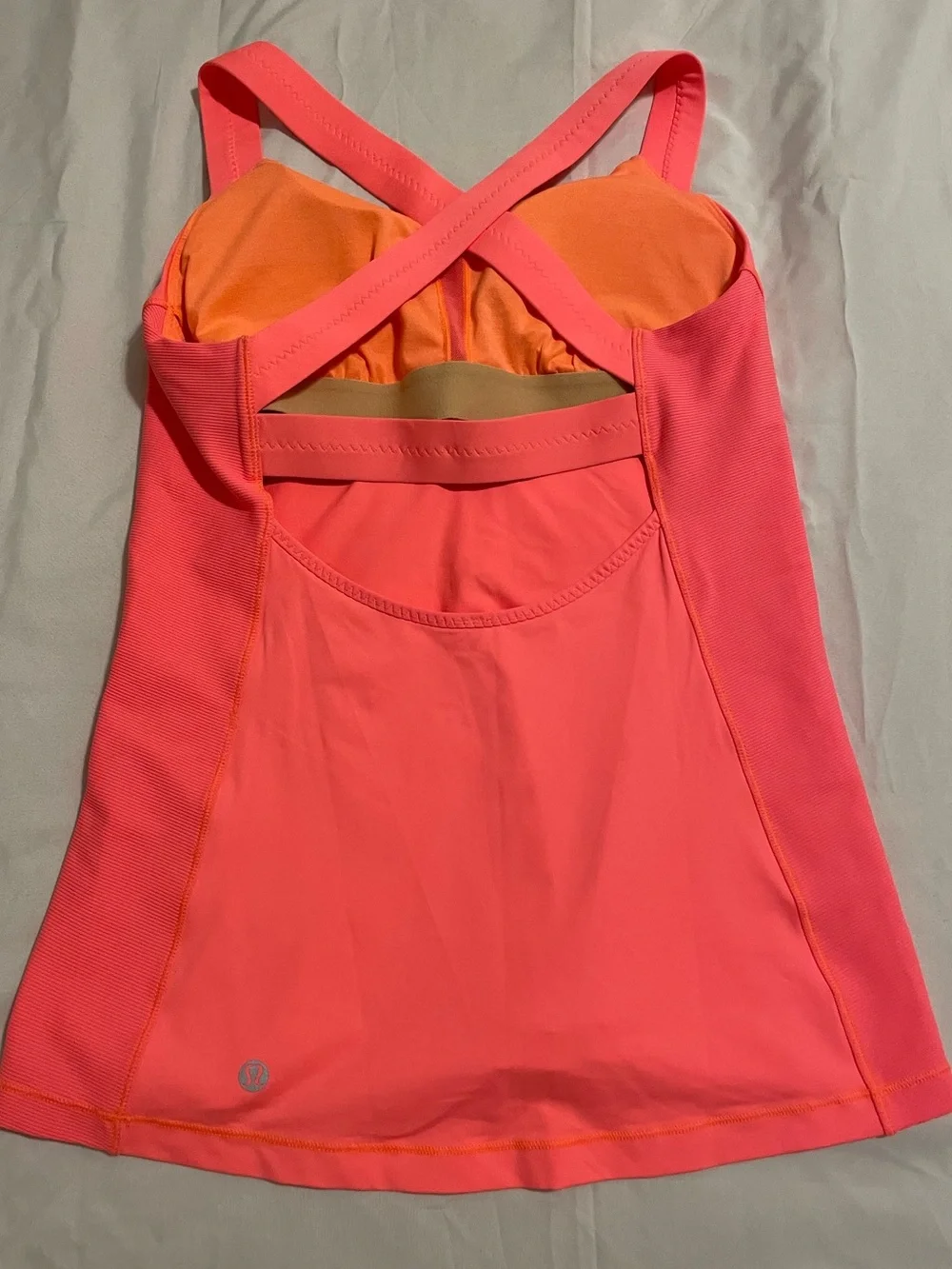 lululemon athletica Coral Cross-Back Workout Tank